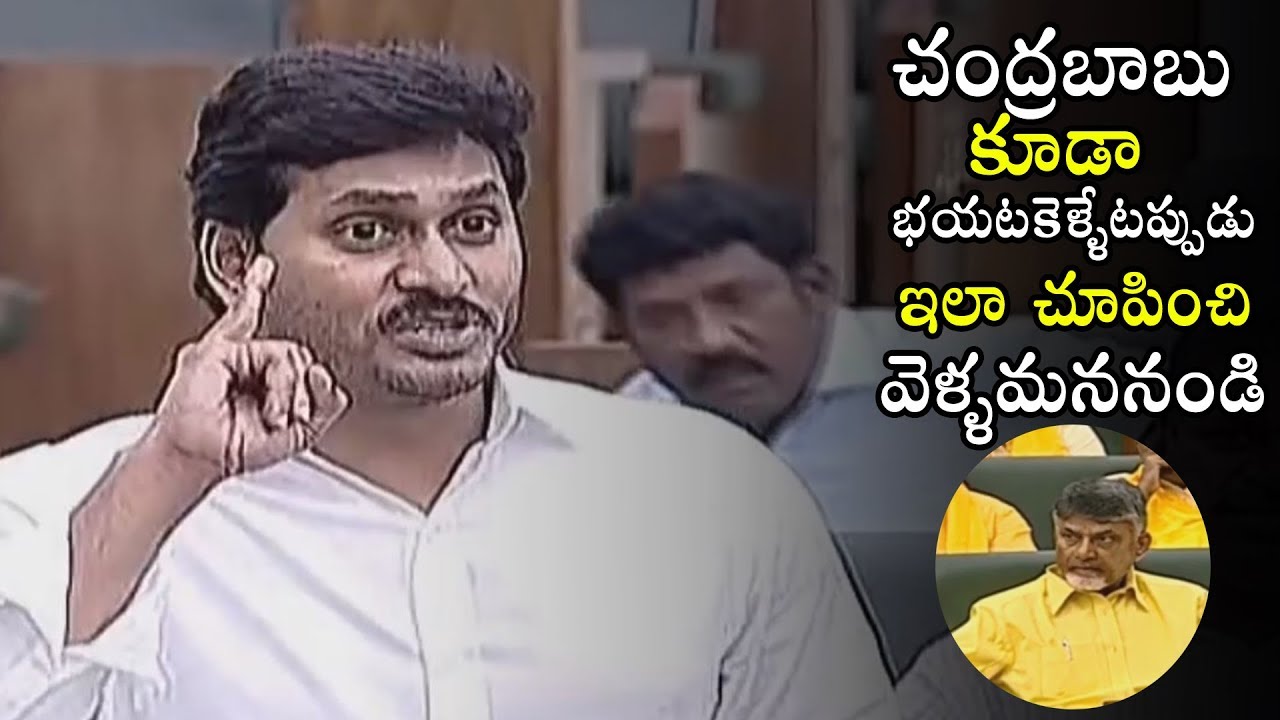 YS Jagan Mohan Reddy Punches to TDP Party | AP Assembly Sessions | Political Qube