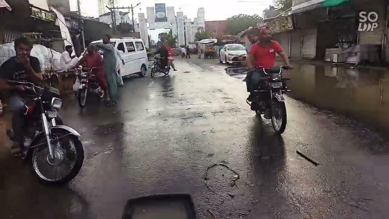 Araf Bazar After  Heavy Rain  ( Burewala)