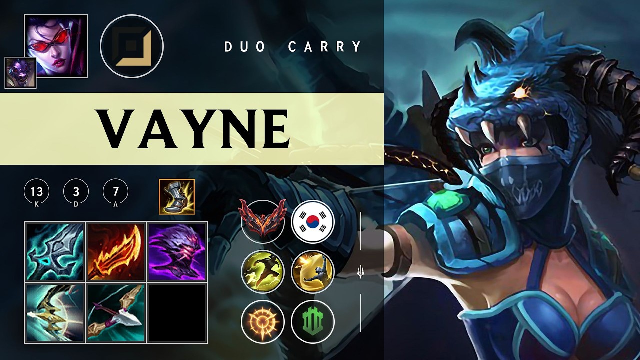 Vayne ADC vs Yunara - KR Grandmaster Patch 26.06