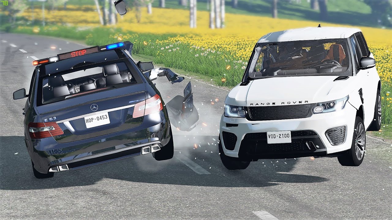 Police Interceptors Chases & Crashes #69 - BeamNG Drive | CRASHdriven