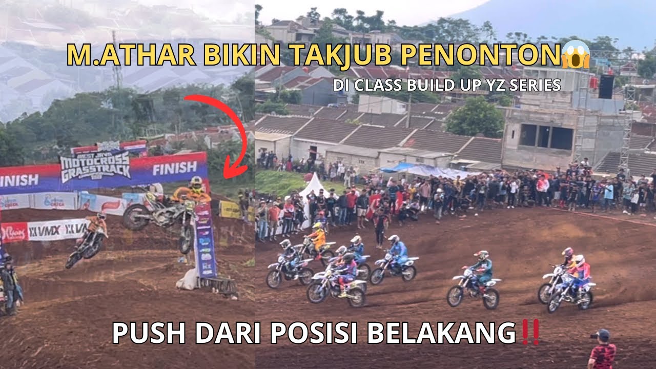 WOW M ATHAR PUSH DARI POSISI BELAKANG‼️PENONTON HISTERIS‼️CLASS BUILD UP YAMAHA