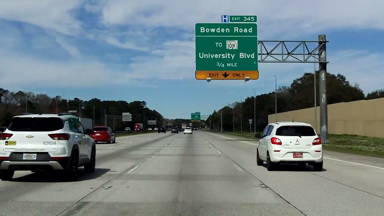 Butler Boulevard (FL 202 from Interstate 295 to Interstate 95) westbound