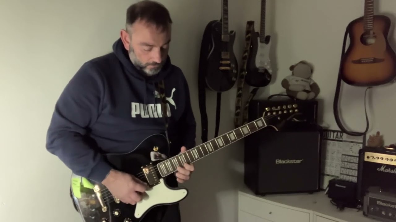 Squier Paranormal Troublemaker Telecaster, firstly outing with low gain. Sooo smooth sounding…