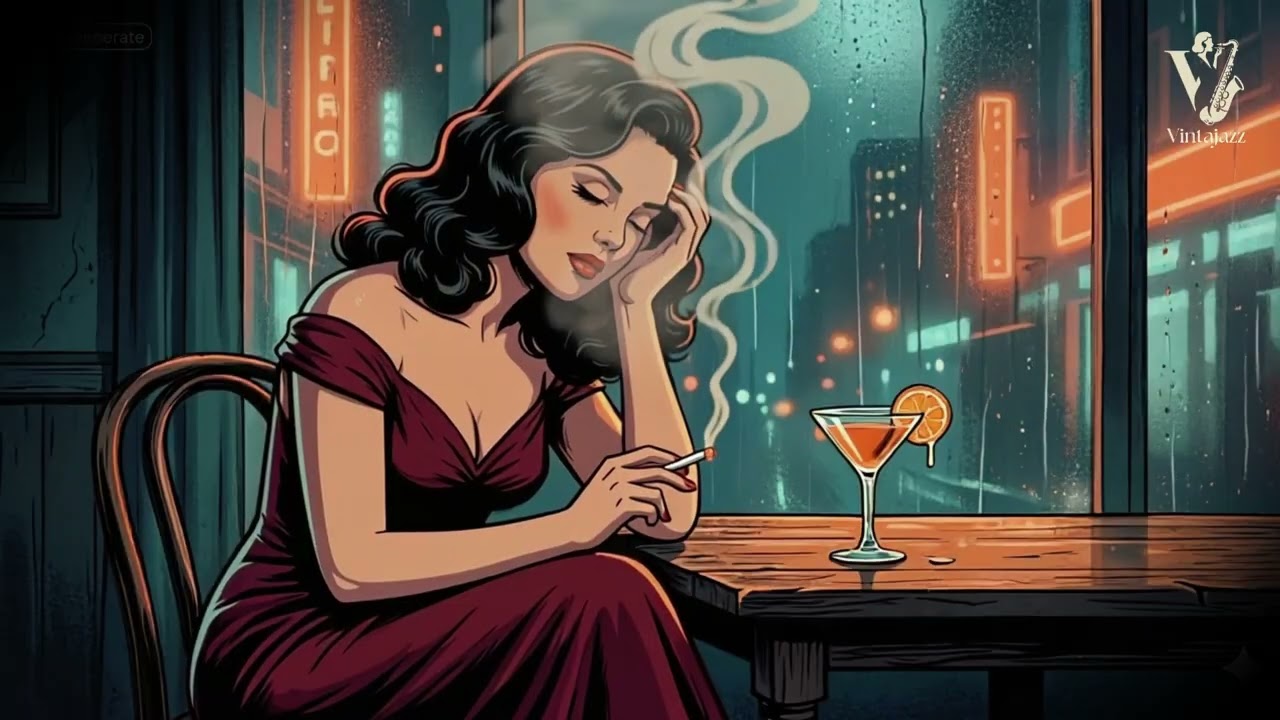 Faded Letters & Vintage Jazz – 1 Hour of 1950s Memories You Can’t Forget