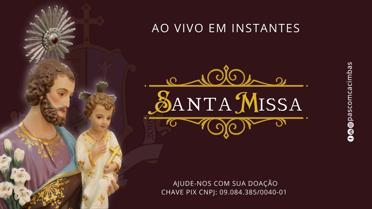 MISSA | 24º DOMINGO DO TEMPO COMUM - 17/09/2023 #MissaAovivo #missa #missaagora #PascomCacimbas