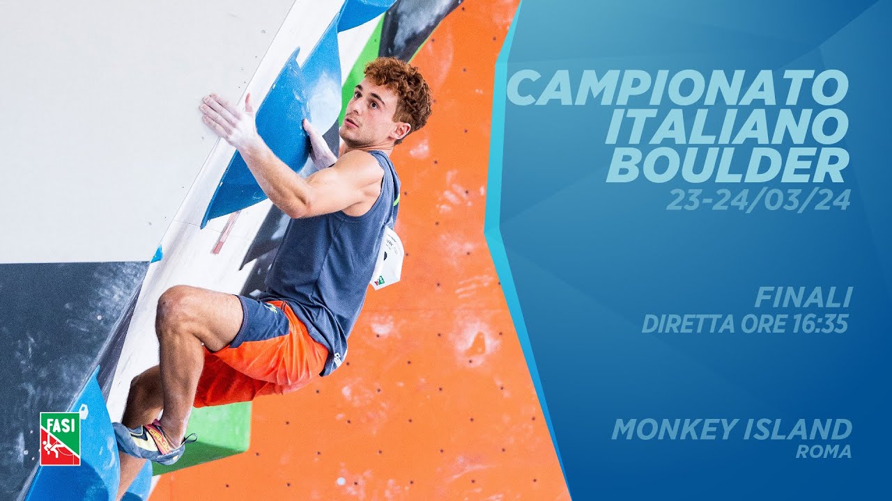 Campionato Italiano Boulder 2024 - Monkey Island Roma - FINALI