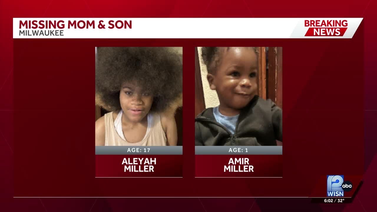 Milwaukee police search for missing mother and 1-year-old son