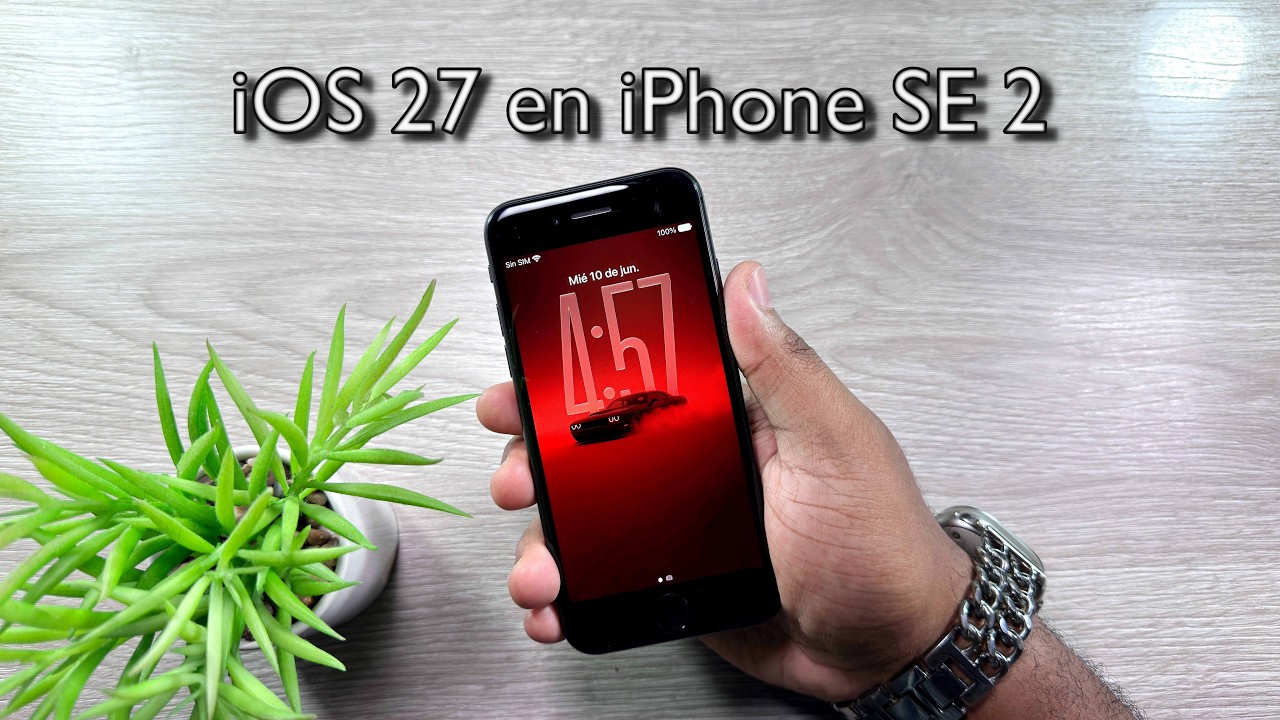 🔴 iOS 27 beta 1 en iPhone SE 2020 PRUEBA de RENDIMIENTO & BATER&Iacute;A en 2026 - RUBEN TECH !