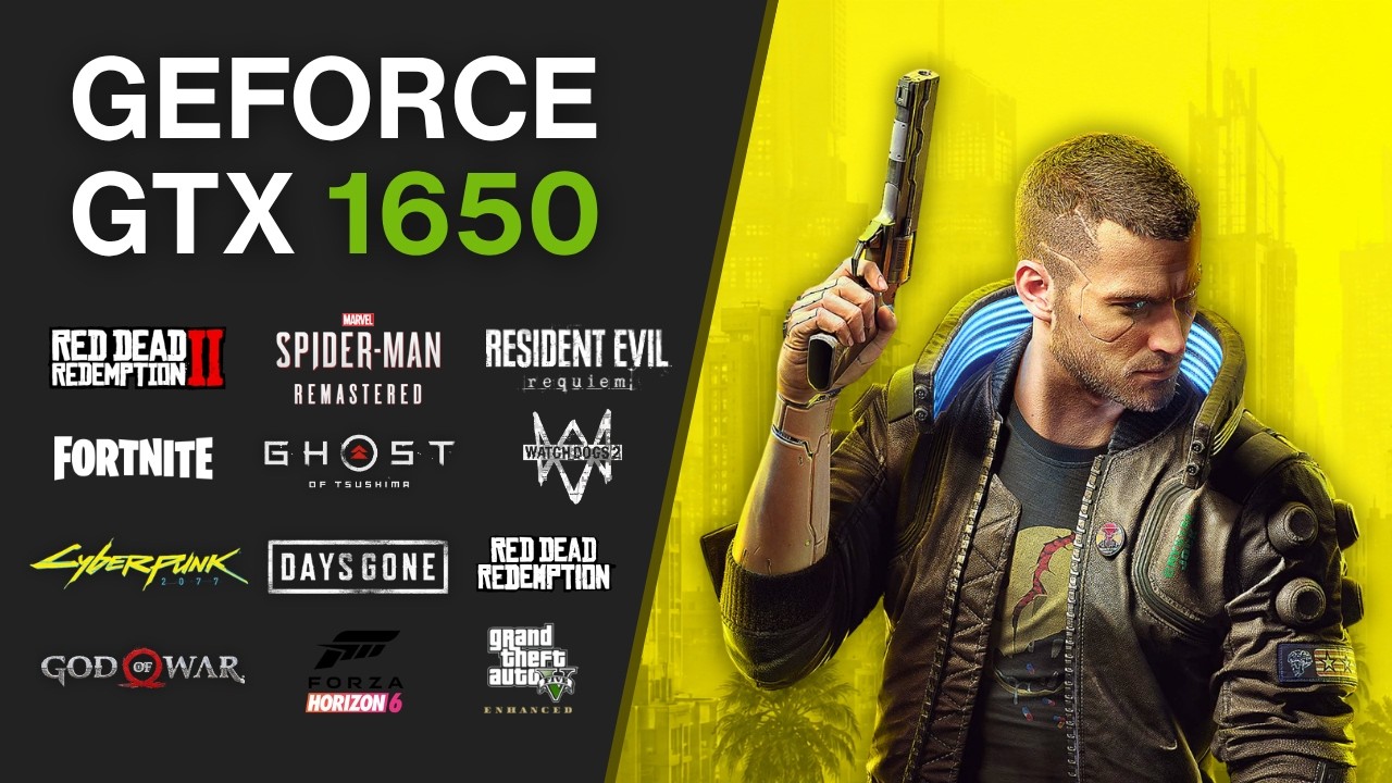 GTX 1650 + Ryzen 5 4600H + 8GB RAM - 12 Games Tested in 2026!