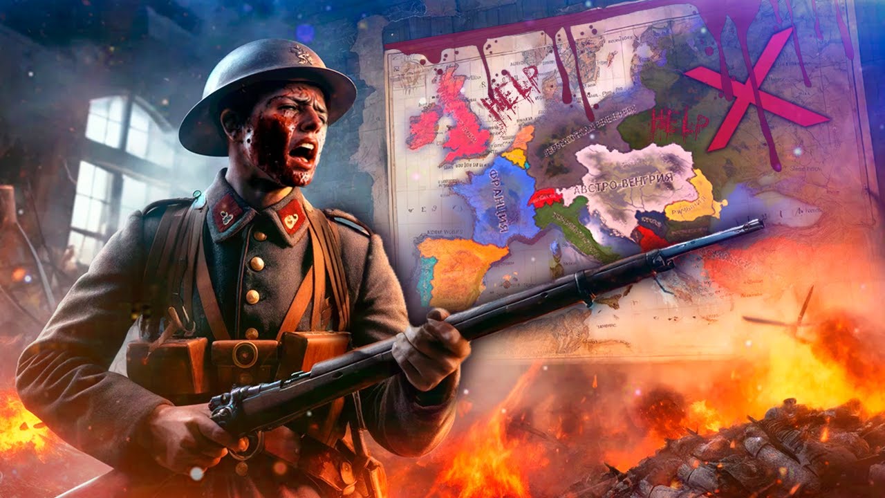 ВЫЖИТЬ ЗА ФРАНЦИЮ В HOI4: The Great War Redux