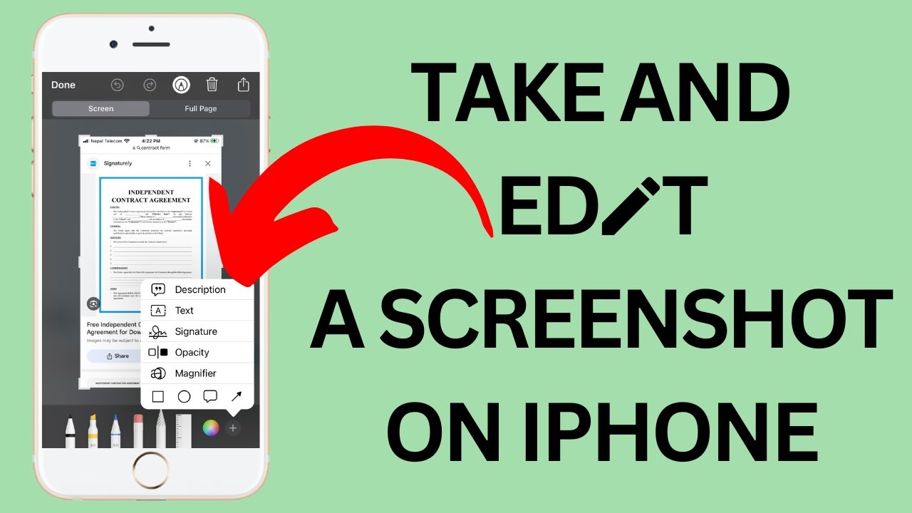 How To Edit Screenshots on iPhone