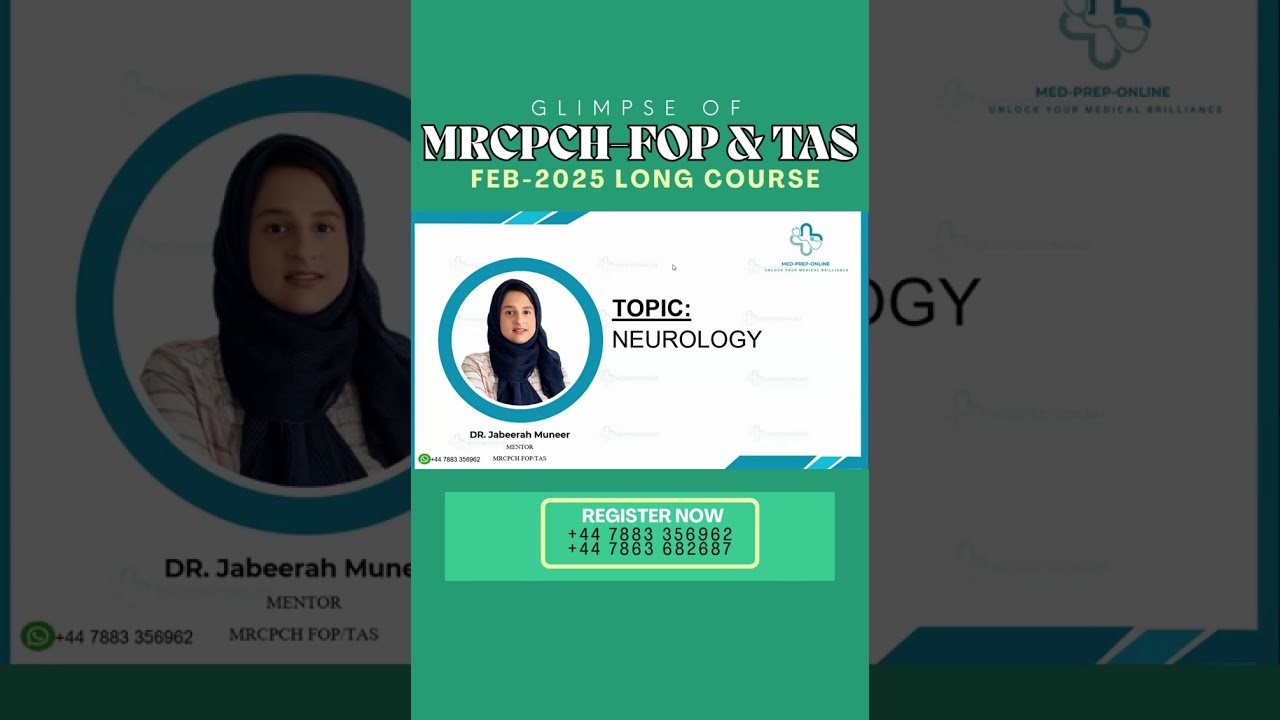 Glimpse of MRCPCH-FOP/TAS Feb-25 Live class!