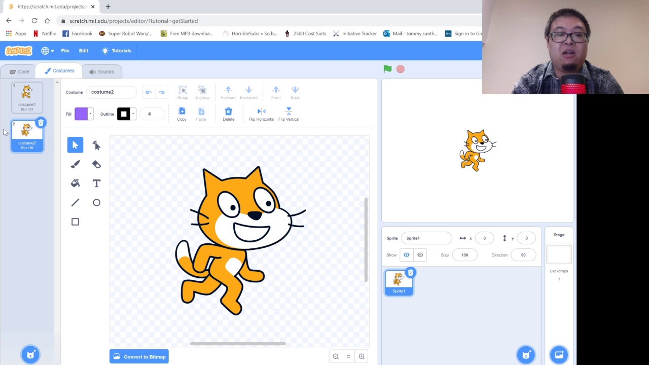 STEAM Activity: Animating Sprites in Scratch