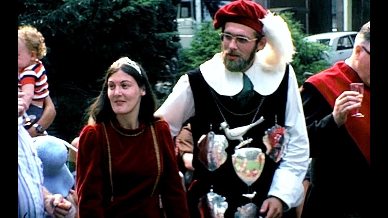 Jo Scholtze koning Gilde Sint Sebastiaan - Oisterwijk, 12 juli 1976