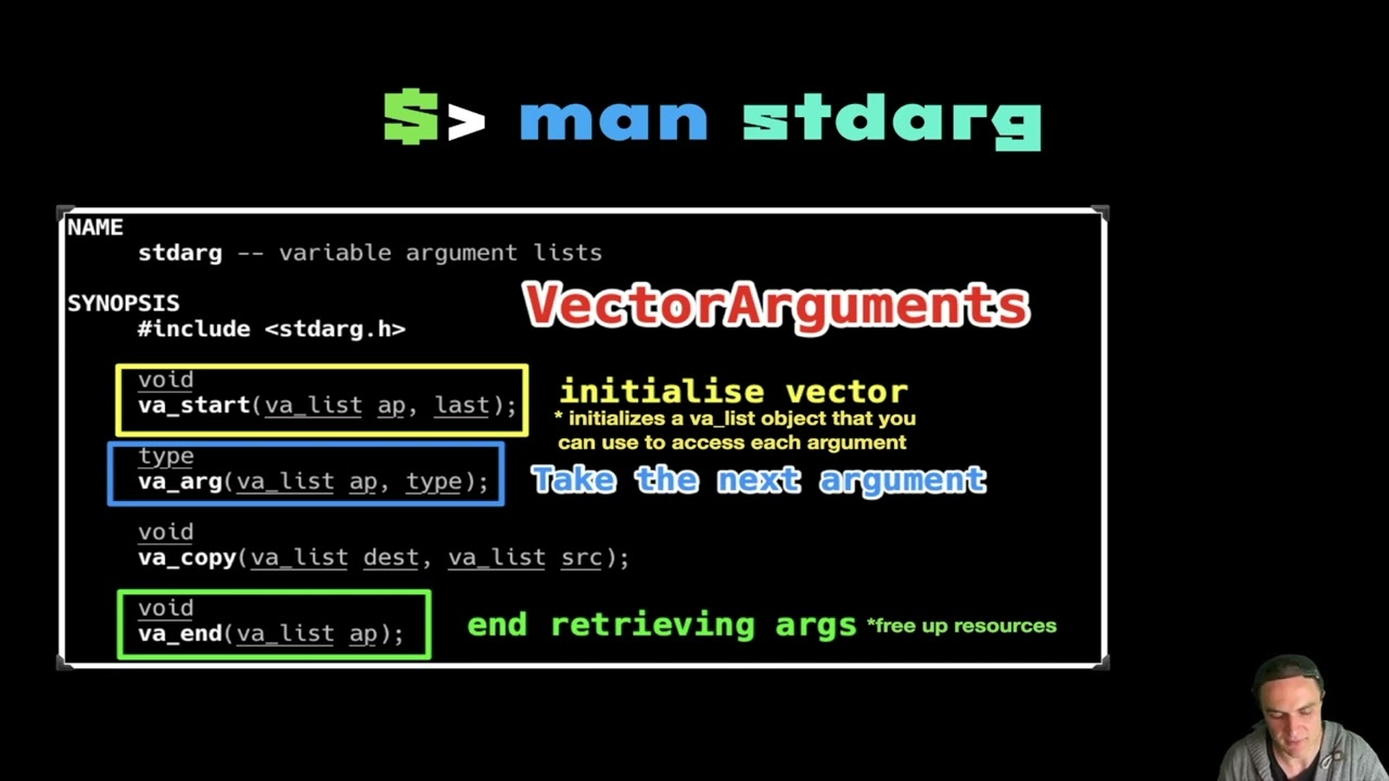 All you need to know about variadic functions (audio kinda suck)
