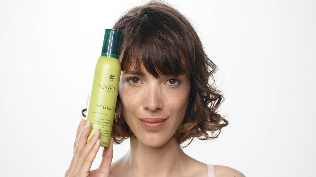 Comment appliquer la Mousse VOLUMEA pour cheveux fins et sans volume