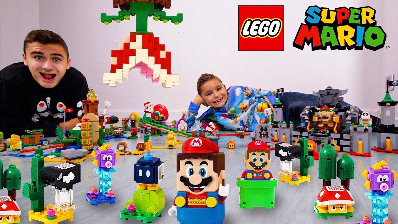 ON CONSTRUIT TOUS LES LEGO SUPER MARIO - MARIO IN REAL LIFE !