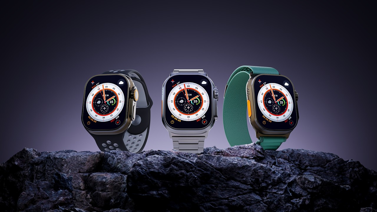 Apple Watch Ultra – 3D Cinematic Animation