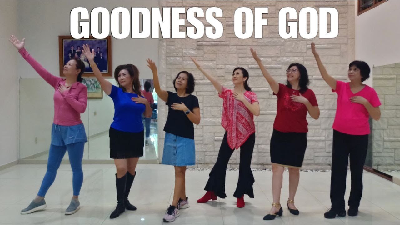 GOODNESS OF GOD LINE DANCE (demo & count)