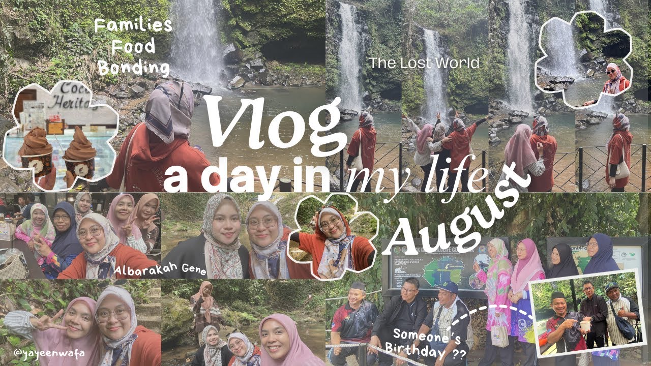 August Diaries | Me; Waterfall and Nature + Families⋆·˚ ༘ *🎀 #happinessredefined #hiking #familyvlog