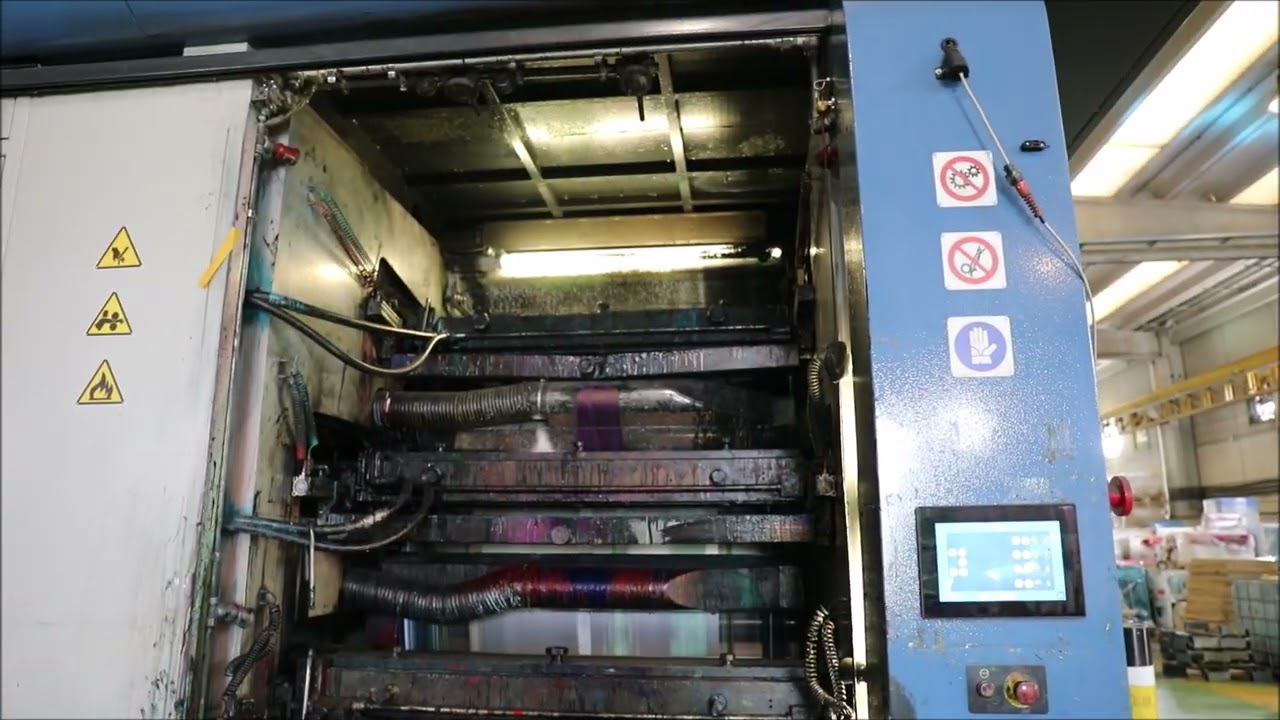 By AB TECH Italy - CI Flexo printing press 8 col. KBA FLEXOTECNICA EVO XD8 GL 1270 mm - 2018 (F105)