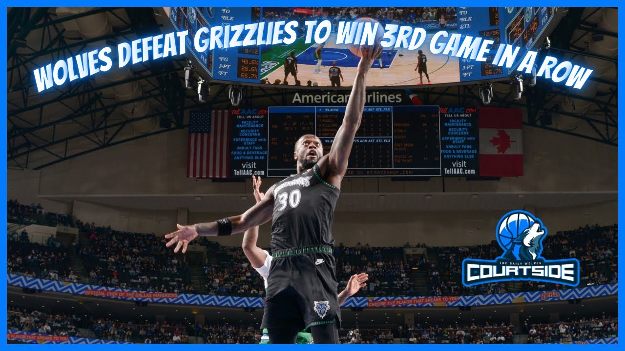 WOLVES BEAT GRIZZLIES LIVE