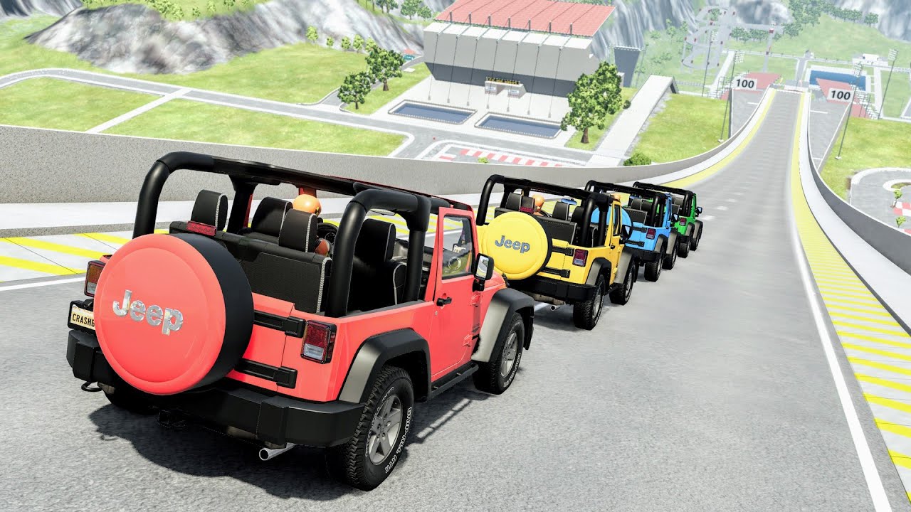 Epic High Speed Car Jumps #221 – BeamNG Drive | CrashBoomPunk
