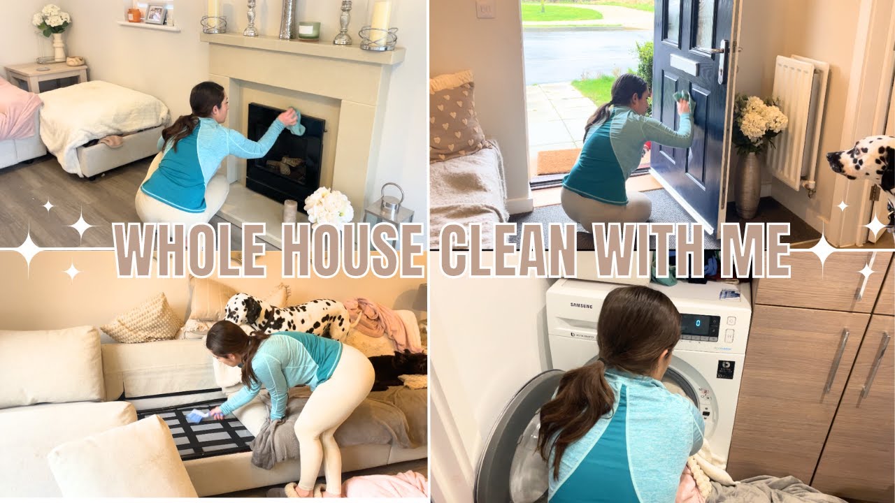 EXTREME WHOLE HOUSE CLEAN WITH ME | 2024 CLEANING MOTIVATION | MID WEEK RESET