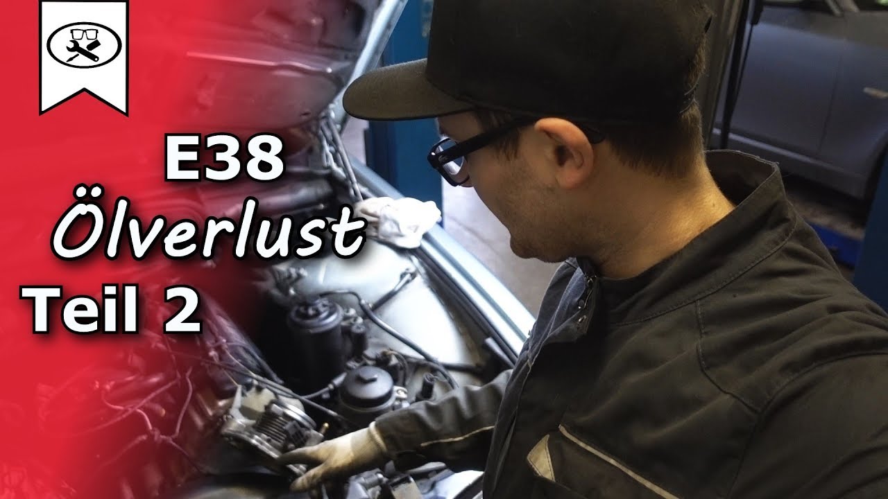 BMW E38 Motor Ölverlust Steuerkettengehäuse Deckel abdichten Teil 2 | engine oil loss | Tutorial