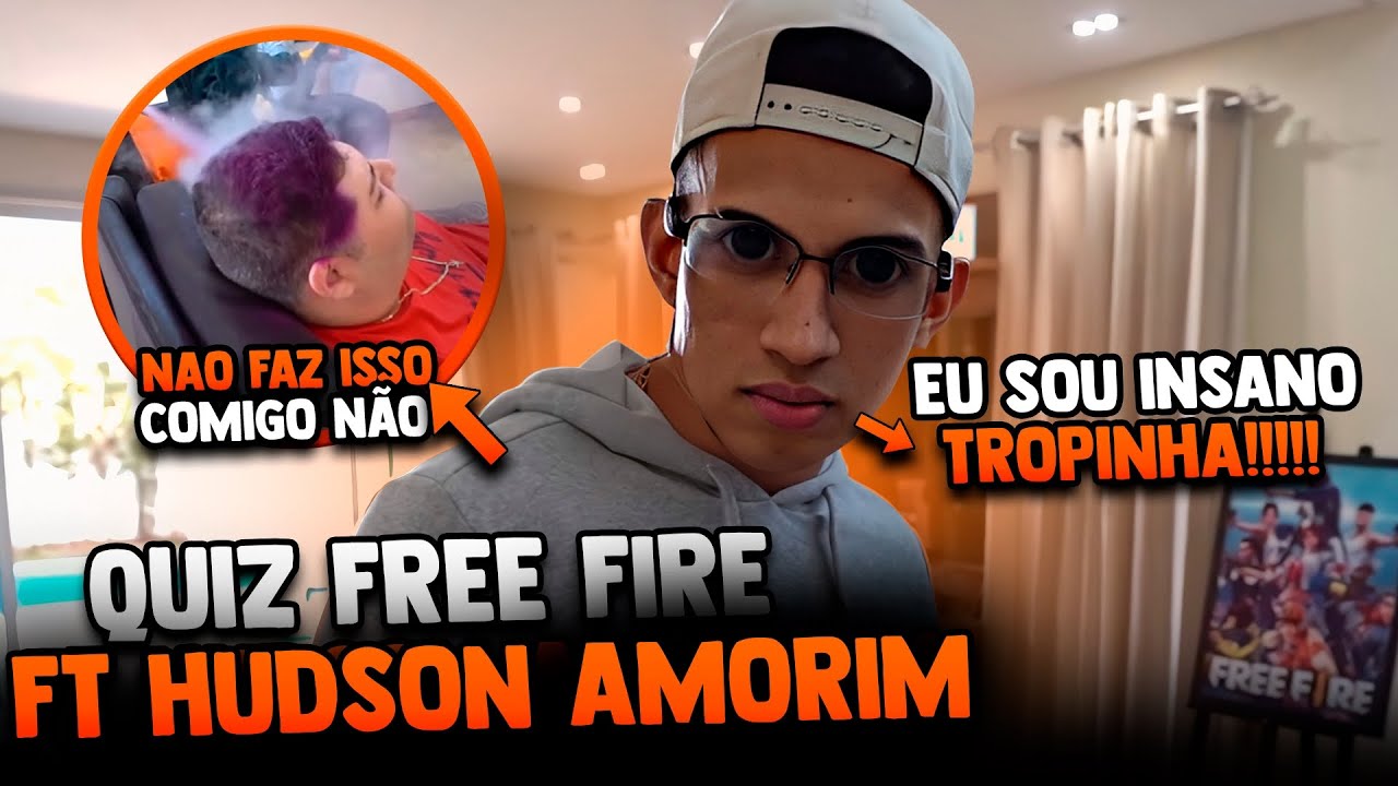 QUIZ DO FREE FIRE!! SE ERRAR A PERGUNTA O HUDSON VAI COBRAR!!! LOS GRANDES