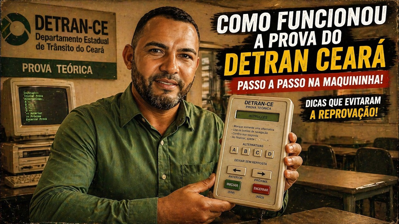 INSTRUCÕES PARA O DIA DA SUA PROVA TEÓRICA DETRAN CE