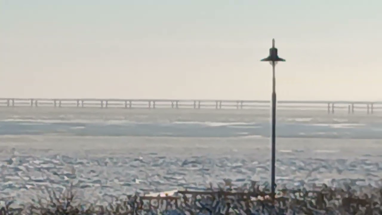 Sylt Wetter aktuell 18.02.26, 9.35 h: Sylt's sonniger Süden im Eis ...