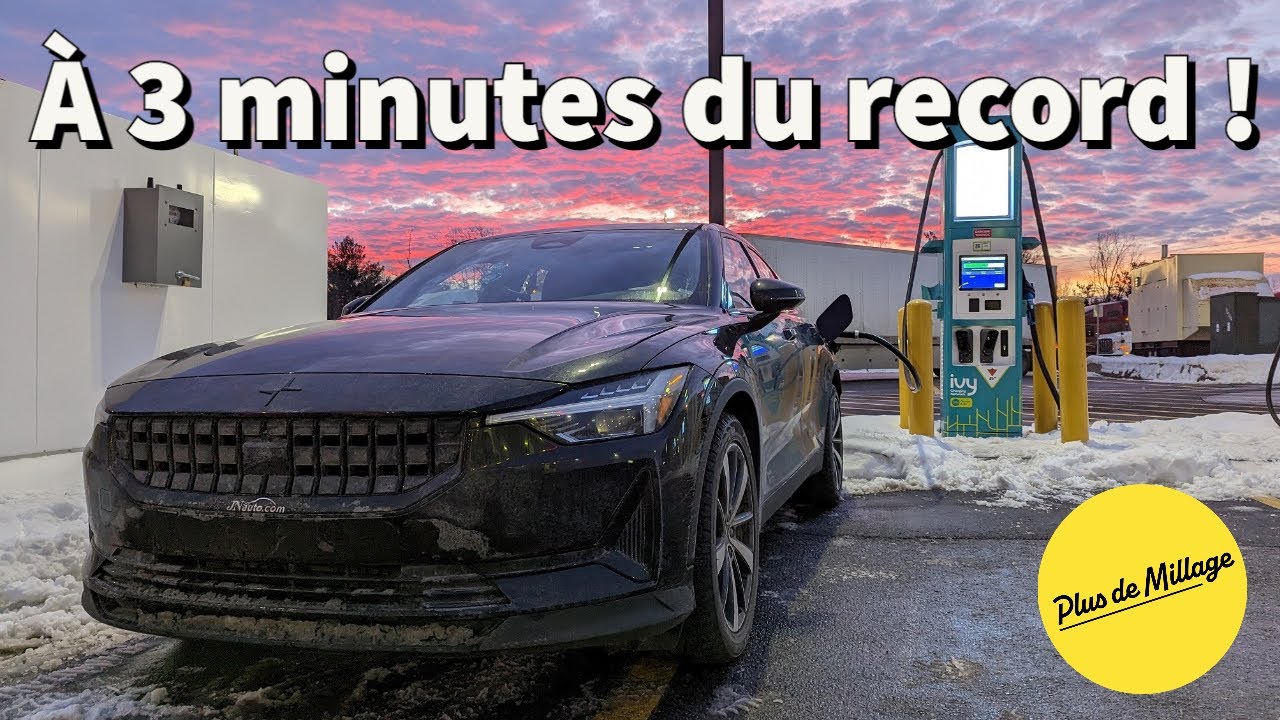Notre folle nuit avec le Polestar 2 : Défi 500 km en hiver!