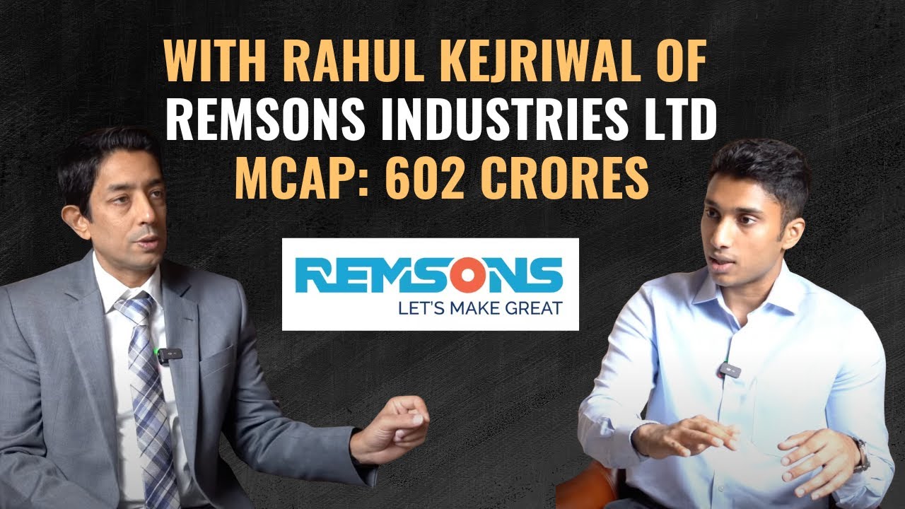 #S3E2 I Promoter Talk: Remsons Industries Ltd I Rahul Kejriwal I Green Sharks I Sreeram Ramdas, CFA