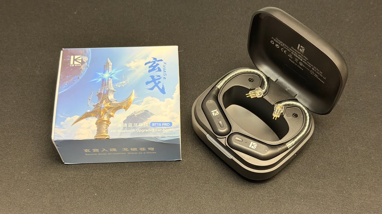 KBEAR XuanGe BT15 Pro TWS HD Bluetooth Earhook, Bluetooth 5.4 Chip, HiFi Sound, 0.78mm 2pin | Review