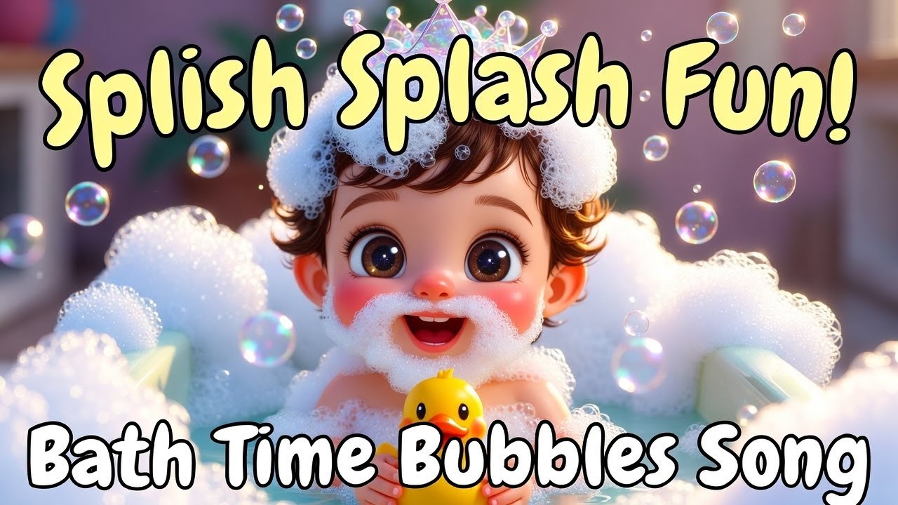 Bath Time Bubbles Song | Splish Splash Fun + Rubber Duck Adventure @mecomomo
