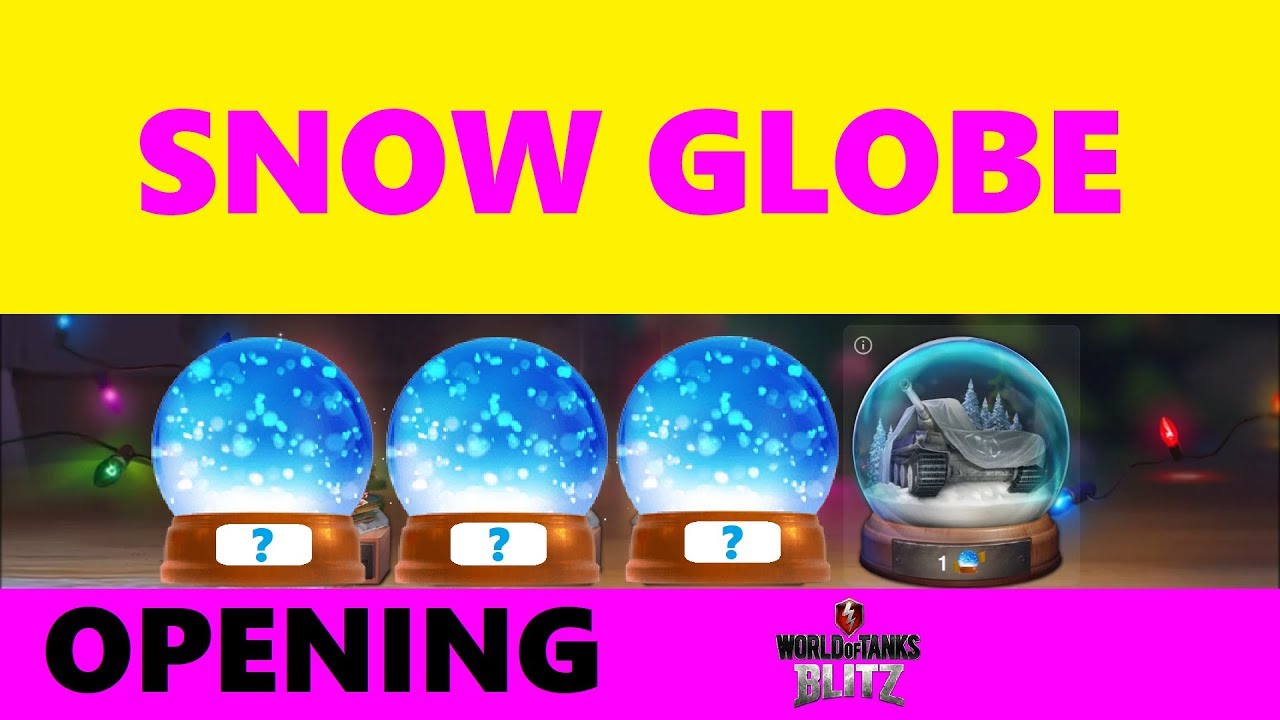Rewards from the Snow Globe! - World of Tanks Blitz - The New Years Adventure!