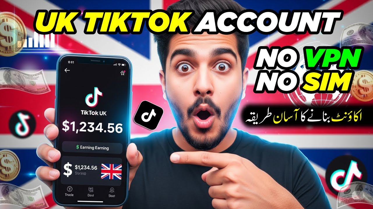 UK TikTok Account Kaise Banaye | No VPN No UK Sim | 100% Working Trick 2025