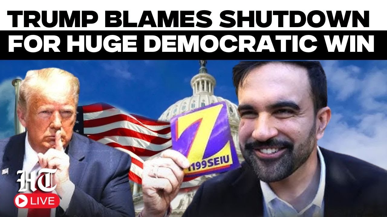 LIVE | Trump&rsquo;s FIRST WORDS After Mamdani&rsquo;s Victory: BLAMES SHUTDOWN For GOP Losses | US News