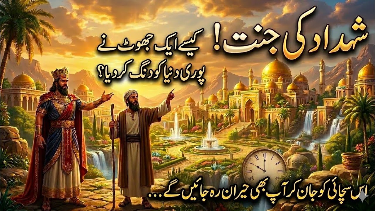 Shaddad ne Allah ke muqablay mein Jannat kyun banai? | Jannat-e-Iram Story