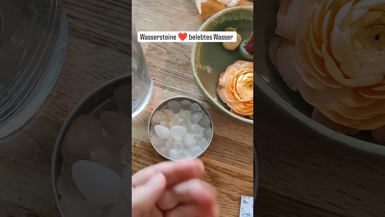 Wassersteine: Bergkristal- f&ouml;rdert Klarheit und tiefe Verbundenheit.