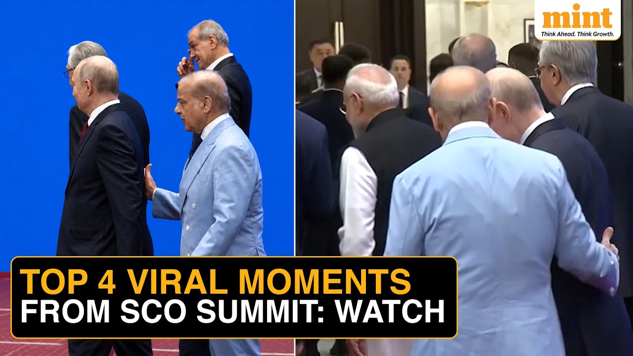 Viral: Top 4 Moments From SCO Summit 2026 As Modi, Putin, Xi & Shehbaz Sharif Make Headlines | Watch