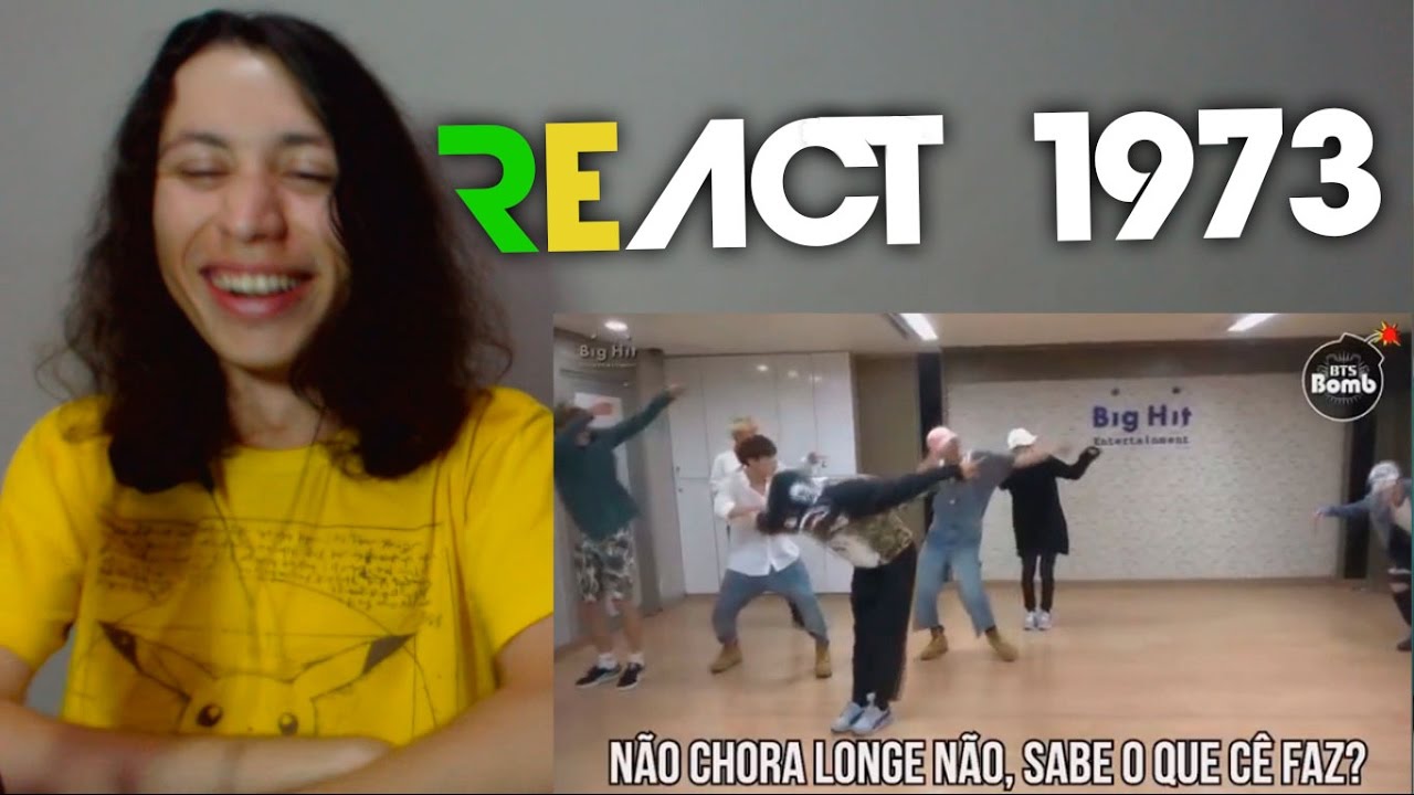 React 1973 [BTS - BAEPSAE PARÓDIA] O BATUQUE DO MEU SAMBA (WTF Bangtan?)
