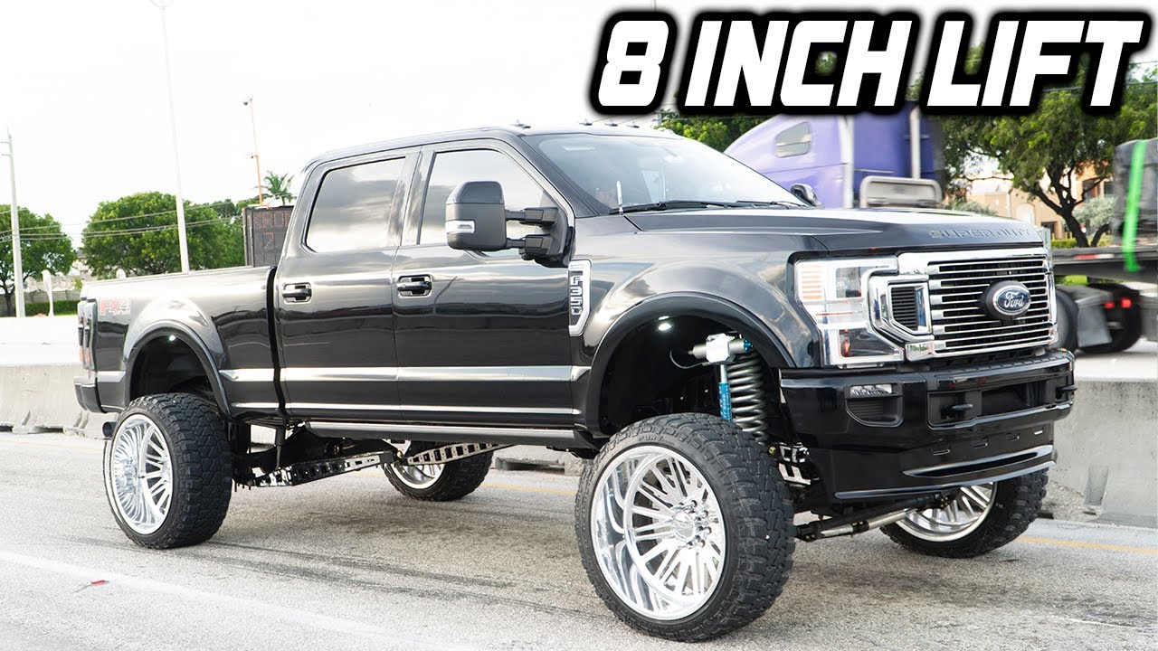 2022 F250 8 Inch Lift Transformation