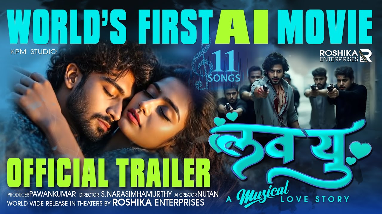 Love You (Hindi) - Official Trailer | Worlds First AI Hindi Movie | S.Narasimhamurthy | Pawan Kumar