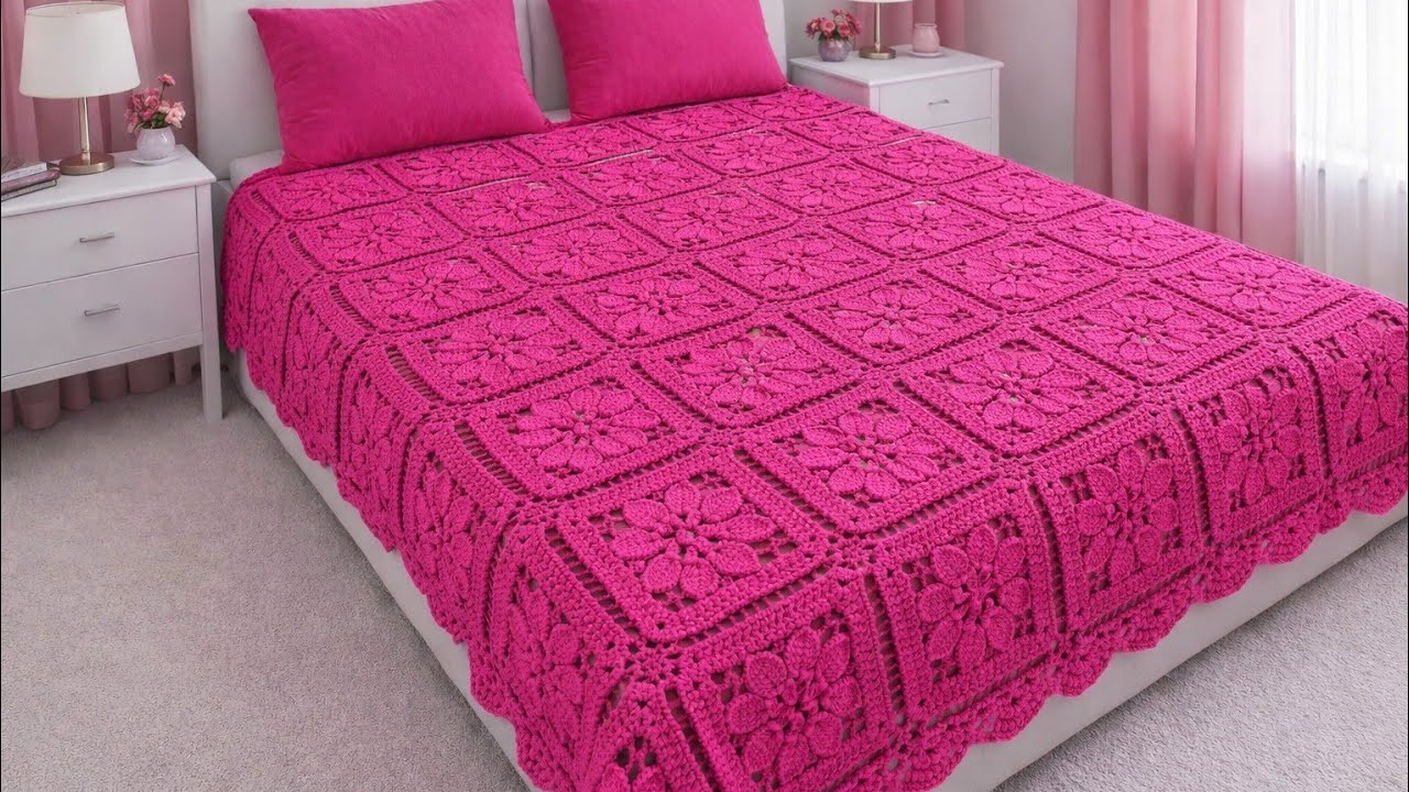 اصنعيها بنفسك بطانية كروشيه فخمة #crochetblanket #crochet بطانية_كروشيه #crochetforbeginners  
