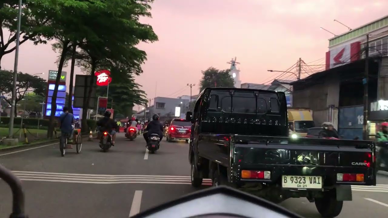 Suasana jalan sore dari Pondok Bahar sampai Pinang via Neroktog | Tangerang