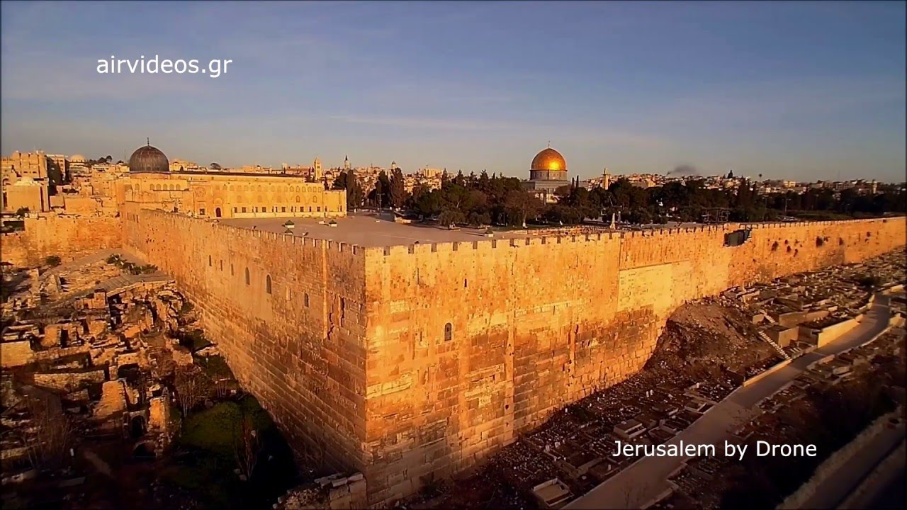 Jerusalem by Drone | Τα Ιεροσόλυμα και ο Ναός της Αναστάσεως από ψηλά