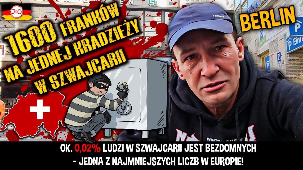💰 1600 FRANK&Oacute;W 🇨🇭 na JEDNEJ KRADZIEŻY 🕵️&zwj;♂️ w SZWAJCARII &ndash; BERLIN 🇩🇪
