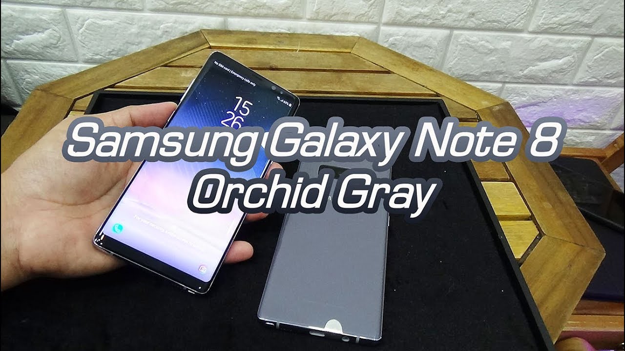 Samsung Galaxy Note 8 Orchid Gray color